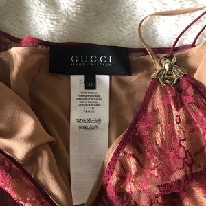 Gucci Lace tank top with bees size 44